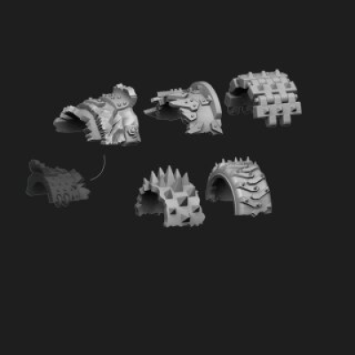 Orc Shoulder Pads (Regular Size, 5)