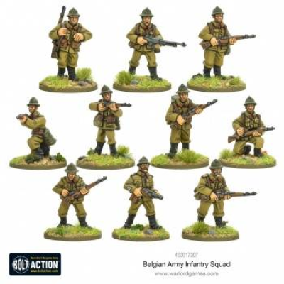 Bolt Action: Belgian Army Infantry Squad