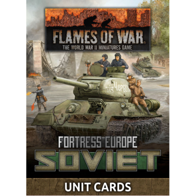 Flames of War: Fortress Europe - Soviet Unit Cards