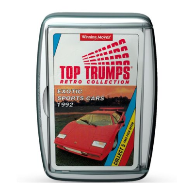 Top Trumps: Exotic Sports Cars Retro