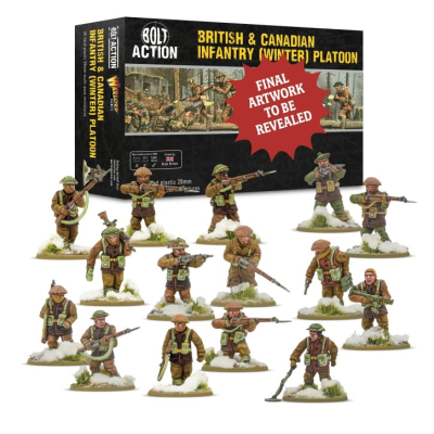 Bolt Action: British & Canadian Infantry Platoon (Winter)