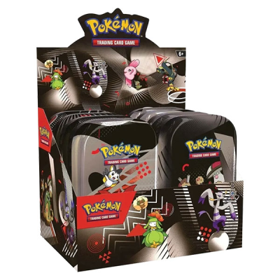 Pokemon: Scarlet & Violet Black Bolt & White Flare - Unova Mini Tin Display