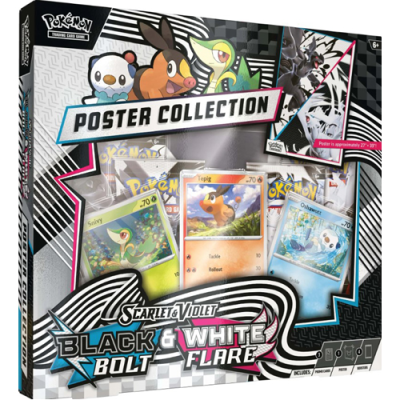 Pokemon: Scarlet & Violet Black Bolt & White Flare - Unova Poster Collection