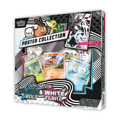 Pokemon TCG: Scarlet & Violet Black Bolt & White Flare - Poster Collection