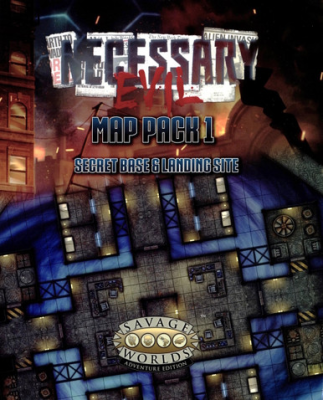 Savage Worlds AE: Necessary Evil - Map Pack 1, Secret Base & Landing Site