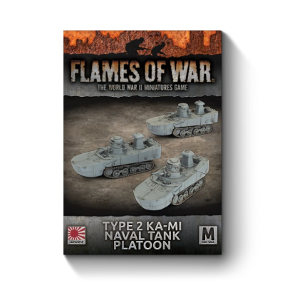 Flames of War - Pacific - Type 2 Ka-Mi Naval Tank Platoon