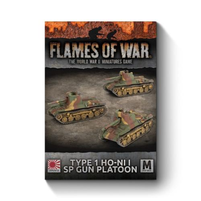Flames of War: Japanese Type 1 Ho-Ni 1 SPG Platoon