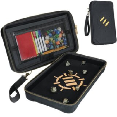 ENHANCE Tabletop RPGs Community Dice Organizer Case & XL Rolling Tray ENHANCE Tabletop RPGs Community Dice Organizer Case & XL Rolling Tray
