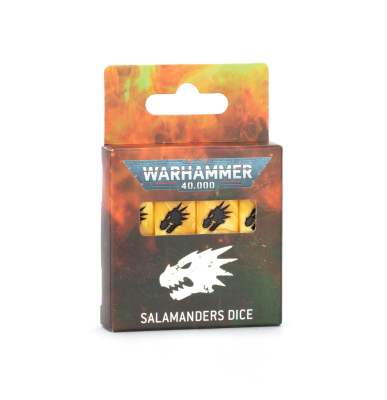 Warhammer 40,000: Salamanders - Dice Set