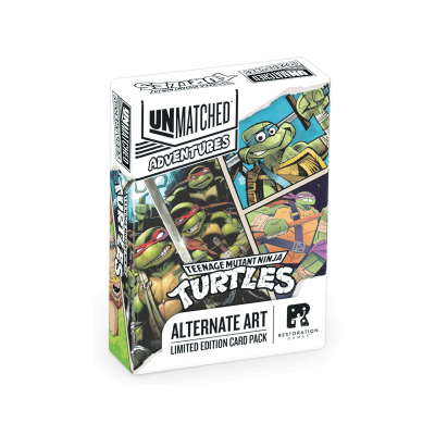 Unmatched Adventures: Teenage Mutant Ninja Turtles - Alternate Art Limited Edition Card Pack