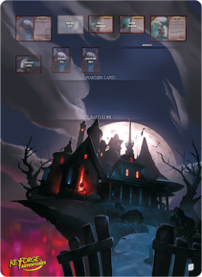 KeyForge Adventures: Fall of the House Gormangeist Playmat
