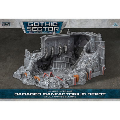 Battlefield in a Box: Mundus Imperialis - Manufactorium Depot (Damaged)