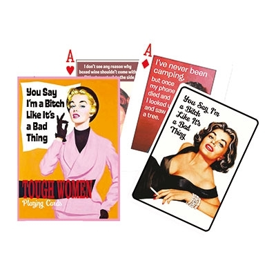 Tough Women Playing Cards