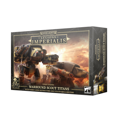 Warhammer: The Horus Heresy - Legions Imperialis: Titan Legions - Warhound Scout Titans: With Turbo Laser Destructors And Vulcan Mega Bolters