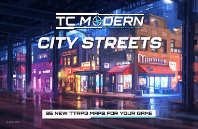 TC Modern: City Streets Battlemap Book