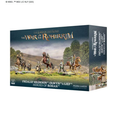Middle-Earth Strategy Battle Game: Fréaláf Hiddleson, Olwyn and Lief, Heroes of Rohan