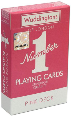 Waddingtons Number 1: Pink Deck - Playing Cards