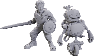 Critical Role Unpainted Miniatures: Orym, of the Air Ashari & Fresh Cut Grass