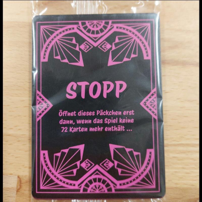 Ich habe fertig: Ersatzkarten