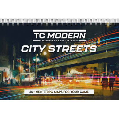 City Street Battlemap Book