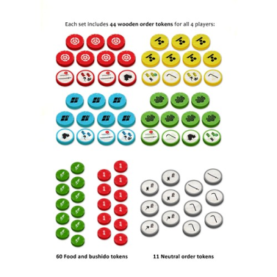 Small Samurai Empires: Deluxe Order Tokens
