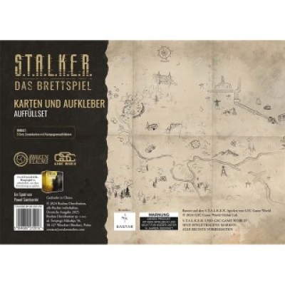 STALKER: Das Brettspiel - Karten und Aufkleber Auffüllset