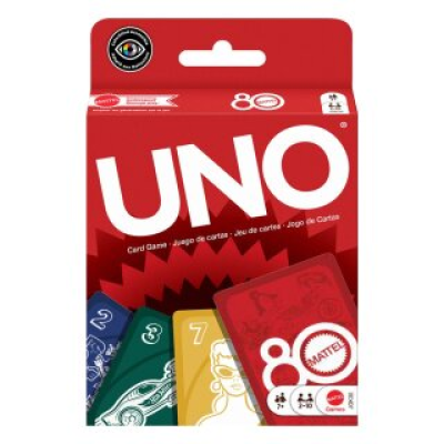 UNO: Mattel 80th Anniversary Ruby Red