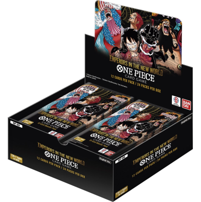 One Piece Card Game: Emperors in the New World OP09 Booster Display