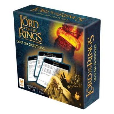 Lord of the Rings Quiz 500 Questions Board Game