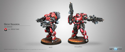 Infinity: Nomads - Gecko Squadron