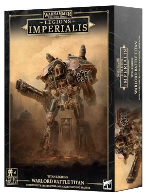 Warlord Titan with Volkite Destructor and Macro Gatling Blaster