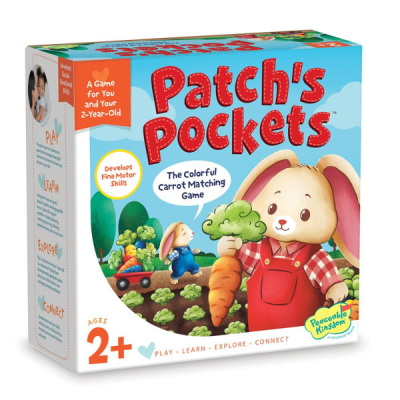 Patch's Pockets: A Colourful Carrot-Matching Game for You and Your Two-Year Old - Peaceable Kingdom