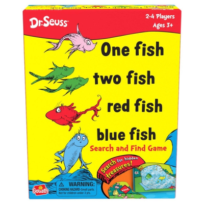 One Fish Two Fish Red Fish Blue Fish: Search and Find Game Board / Card Game