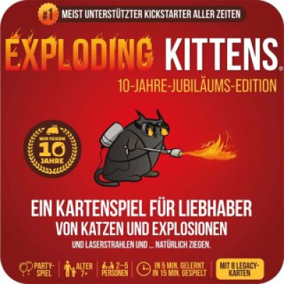 Exploding Kittens: 10-Jahre-Jubiläums-Edition